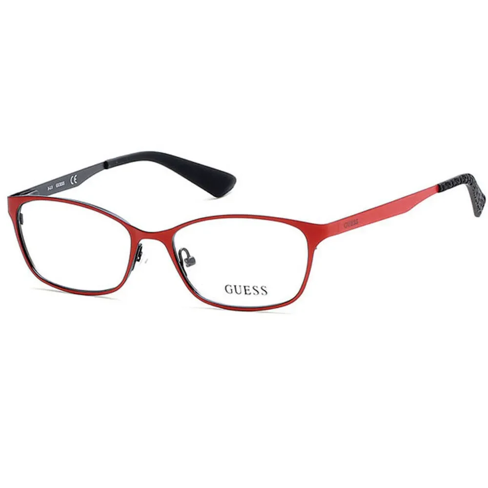 NWT GUESS 2563 49067 Red/Black Eyeglasses